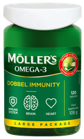 MOLLERS Dobbel Immunity kapsulės, 120 vnt.