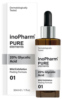 INOPHARM 20% Glycolic Acid šveitiklis, 30 ml