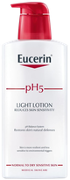 EUCERIN pH5 sausai, jautriai odai lengvas  losjonas, 400 ml