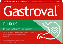 GASTROVAL Fluxus kapsulės, 15 vnt.