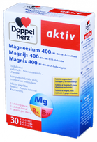 DOPPELHERZ Activ Magneesium 400 tabletės, 30 vnt.