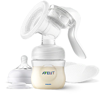 PHILIPS Avent Lotus buteliukas ir rankinė pieno pompa, 1 vnt.