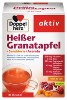 DOPPELHERZ Aktiv Heise granatas + šaltalankis + acerola milteliai, 10 vnt.