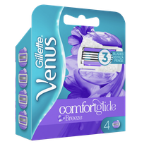 GILLETTE Venus Comfortglide Breeze keičiamos skutimosi galvutės, 4 vnt.