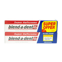 BLEND-A-DENT Original  1 + 1 protezų klijai, 47 g