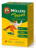 MOLLERS For Teens tabletės + kapsulės, 56 vnt.