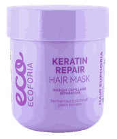 ECOFORIA Hair Euphoria Keratin Repair plaukų kaukė, 200 ml