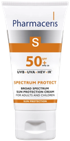 PHARMACERIS S Spectrum Protect SPF 50+ apsauginis kremas nuo saulės, 50 ml