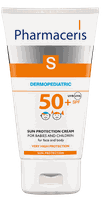 PHARMACERIS Dermopediatric SPF 50+ apsauginis kremas nuo saulės, 125 ml