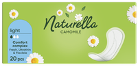 NATURELLA  Camomile Light įklotai, 20 vnt.