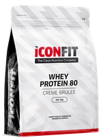 ICONFIT Whey Protein 80 - Creme Brulee skonio milteliai, 1000 g