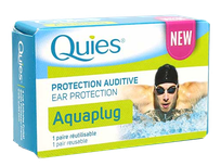 QUIES Aquaplug 1 Reusable ausų kamštukai, 2 vnt.