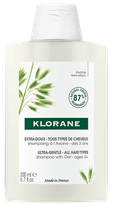 KLORANE Softening with Oat Milk šampūnas, 200 ml