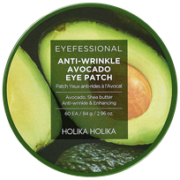 HOLIKA HOLIKA Eyefessional Anti-Wrinkle Avocado paakių pagalvėlės, 60 vnt.