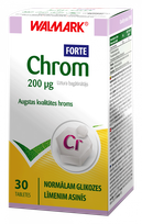 WALMARK    Chrom Forte 200mcg tabletės, 30 vnt.