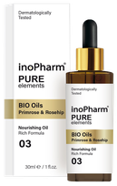 INOPHARM Bio Oil Primrose & Rosehip veido aliejus, 30 ml