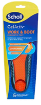 SCHOLL GelActiv Work&Boot (35,5-40,5 dydis) vidpadžiai, 1 pora