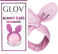 GLOV Bunny Ears Pink SPA plaukų juosta, 1 vnt.