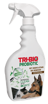 TRI-BIO Probiotinis Bioproduktas Naminių Gyvūnų Kvapo Naikiklis Ir Dėmių Valiklis dulksna, 420 ml