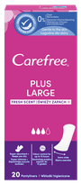 CAREFREE  Plus Fresh Large įklotai, 20 vnt.