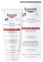 EUCERIN AtopiControl intensyvaus poveikio kremas, 100 ml