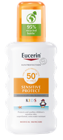 EUCERIN Sensitive Protect Kids SPF 50+ nuo saulės  apsauginis kremas nuo saulės, 200 ml