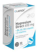 JONAX Magnesium Direct 400 mg paketėliai, 20 vnt.