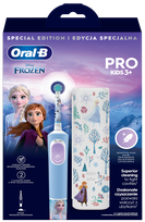 ORAL-B Pro Kids Frozen su kelioniniu dėklu elektrinis dantų šepetėlis, 1 vnt.