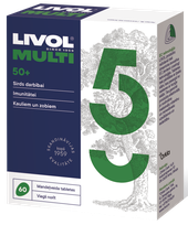 LIVOL  Multi 50+ tabletės, 60 vnt.