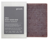 GRUUM Sapa Zero Plastic - Patchouli & Sandalwood muilas, 95 g