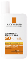 LA ROCHE-POSAY Anthelios UVmune 400 Invisible Fluid SPF50 + apsauginis kremas nuo saulės, 50 ml