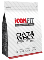 ICONFIT Oat & Whey Pro Gainer Vanilla milteliai, 1400 g