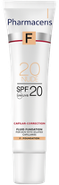 PHARMACERIS F Capilar-Correction 20 Nude SPF 20 skystis, 30 ml