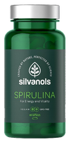 SILVANOLS Spirulina kapsulės, 100 vnt.