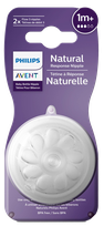 PHILIPS Avent Natural Response 1m+ čiulptukas, 2 vnt.