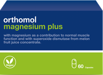 ORTHOMOL Magnesium Plus kapsulės, 60 vnt.