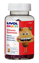 LIVOL  Multi vitamins cola flavored guminukai-meškiukai, 75 vnt.