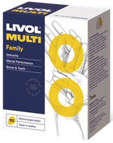 LIVOL  Multi Family tabletės, 90 vnt.