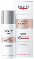 EUCERIN Anti-Pigment naktinis  veido kremas, 50 ml