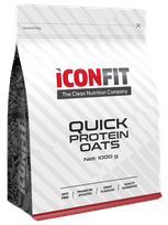 ICONFIT Quick Protein Oats obuolių - cinamono skonio košės, 1000 g