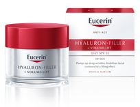 EUCERIN Hyaluron-Filler + Volume-Lift sausai odai dieninis veido kremas, 50 ml