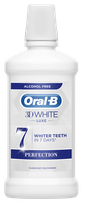 ORAL-B 3D White Luxe Perfextion burnos skalavimo skystis, 500 ml