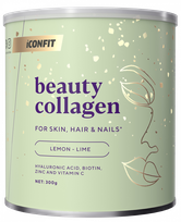 ICONFIT Beauty Collagen - Lemon-Lime milteliai, 300 g