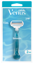 GILLETTE Venus Smooth 2  papildomos galvutės +  skustuvas, 1 vnt.