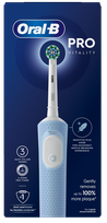 ORAL-B Vitality Pro Protect X Clean Vapor Blue elektrinis dantų šepetėlis, 1 vnt.