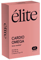 ELITE Cardio Omega kapsulės, 60 vnt.