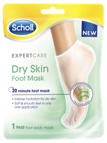 SCHOLL Dry Skin pėdų kaukė, 1 pora