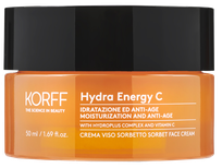 KORFF Hydra Energy C KORFF drėkinamasis ir stangrinamasis su vitaminu C veido kremas, 50 ml