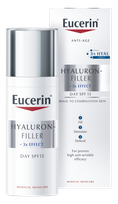 EUCERIN Hyaluron-Filler nuo raukšlių normaliai ir mišriai odai dieninis veido kremas, 50 ml