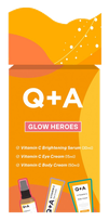 Q+A Glow Heroes veido priežiūros rinkinys, 1 vnt.